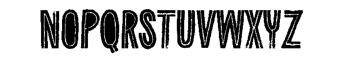 Canvas Lo Res Inline Heavy Fill Font UPPERCASE