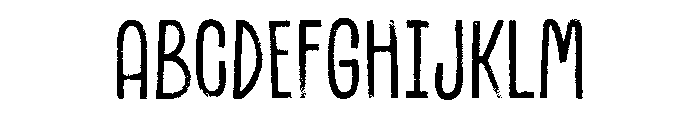 Canvas Lo Res Inline Regular Font UPPERCASE
