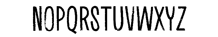 Canvas Lo Res Inline Regular Font UPPERCASE
