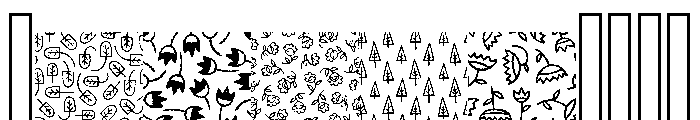 Canvas Rena Gardens Font OTHER CHARS