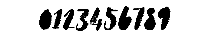 Canvas Script Heavy Fill Font OTHER CHARS