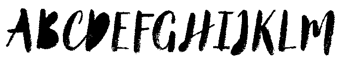 Canvas Script Regular Fill Font UPPERCASE