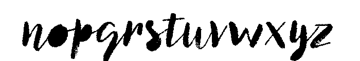 Canvas Script Regular Fill Font LOWERCASE