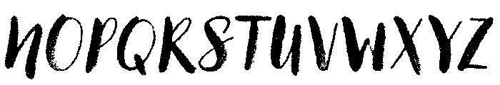 Canvas Script Regular Font UPPERCASE