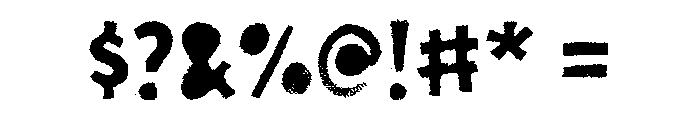 Canvas Text Sans Fill Font OTHER CHARS