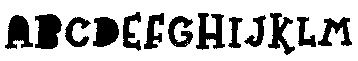 Canvas Text Serif Fill Font UPPERCASE
