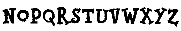 Canvas Text Serif Font UPPERCASE