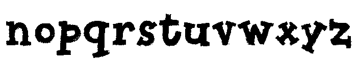 Canvas Text Serif Font LOWERCASE