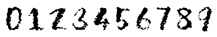 Canvas Tiny Brush Font OTHER CHARS