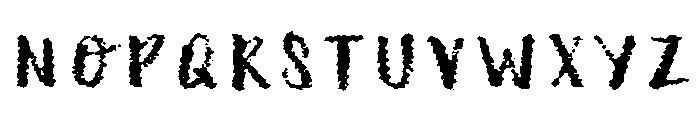 Canvas Tiny Brush Font UPPERCASE