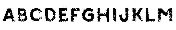 Canvas Tiny Sans Font UPPERCASE