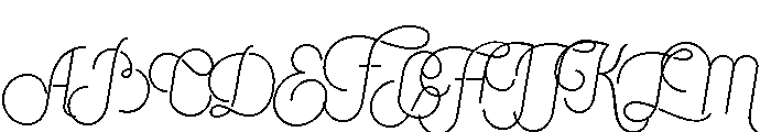 Canyons Alternates Medium Font UPPERCASE