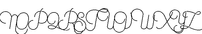 Canyons Alternates Medium Font UPPERCASE