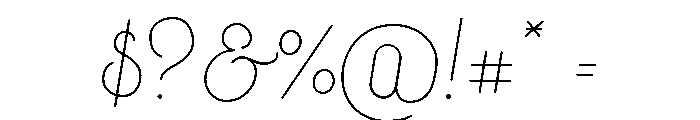 Canyons Alternates Regular Font OTHER CHARS