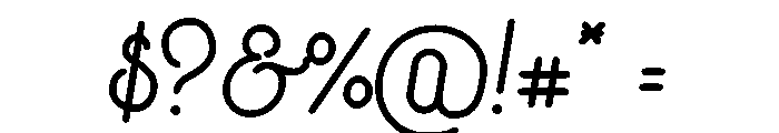 Canyons Bold Font OTHER CHARS