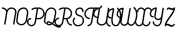 Canyons Bold Font UPPERCASE