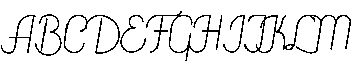Canyons Medium Font UPPERCASE