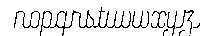 Canyons Medium Font LOWERCASE
