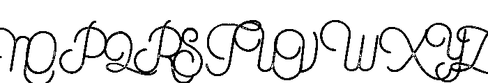 Canyons Press Alternates Bold Font UPPERCASE