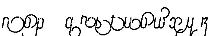 Canyons Press Alternates Bold Font LOWERCASE