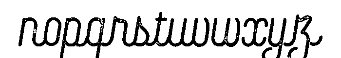Canyons Press Bold Font LOWERCASE
