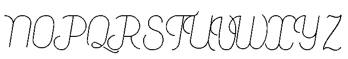 Canyons Regular Font UPPERCASE