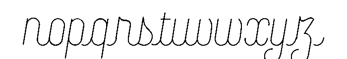 Canyons Regular Font LOWERCASE
