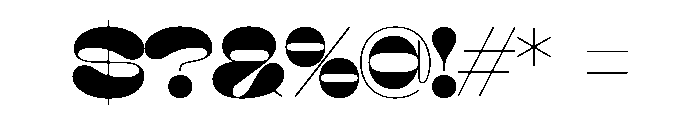 Capsule Regular Font OTHER CHARS