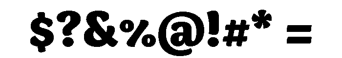 Capucine Black Font OTHER CHARS