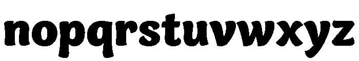 Capucine Black Font LOWERCASE