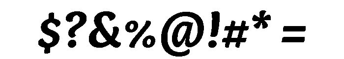 Capucine Bold Italic Font OTHER CHARS