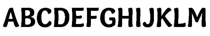 Capucine Bold Font UPPERCASE