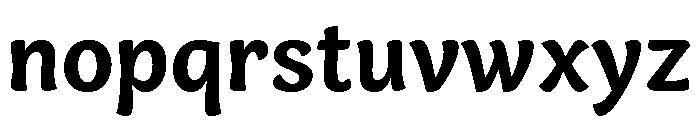 Capucine Bold Font LOWERCASE