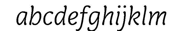 Capucine Light Italic FONT