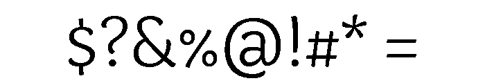 Capucine Light Font OTHER CHARS