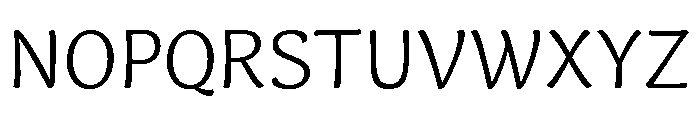 Capucine Light Font UPPERCASE