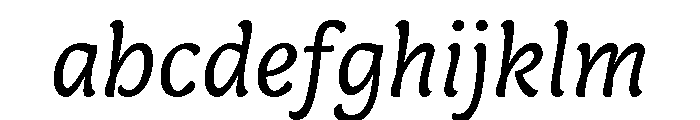 Capucine Regular Italic FONT