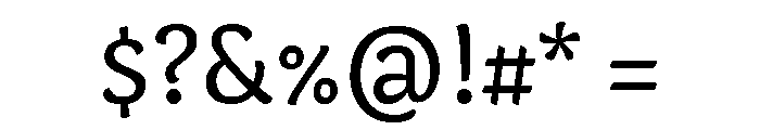 Capucine Regular Font OTHER CHARS
