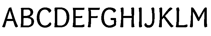 Capucine Regular Font UPPERCASE