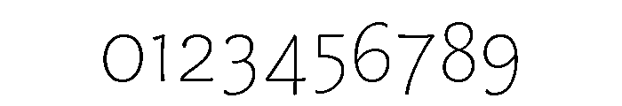 Capucine Thin Font OTHER CHARS