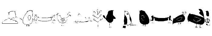 Card O Mat BuddyBirds Font UPPERCASE