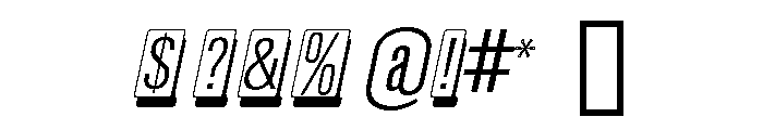 Cardcamio Regular Font OTHER CHARS
