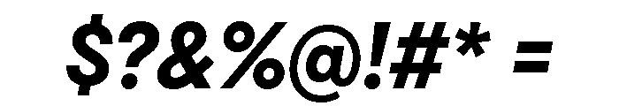 Cardium Narrow Bold Italic Font OTHER CHARS