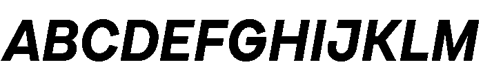 Cardium Narrow Bold Italic Font UPPERCASE