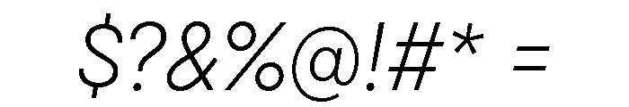 Cardium Narrow Light Italic Font OTHER CHARS