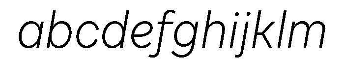 Cardium Narrow Light Italic FONT