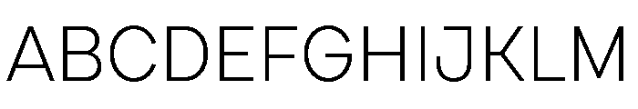 Cardium Narrow Light Font UPPERCASE