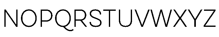 Cardium Narrow Light Font UPPERCASE