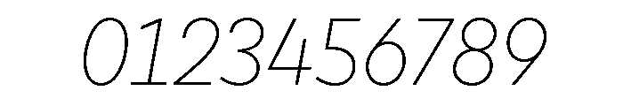 Cardium Narrow Thin Italic Font OTHER CHARS