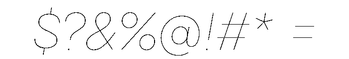 Cardium Normal Hairline Italic Font OTHER CHARS